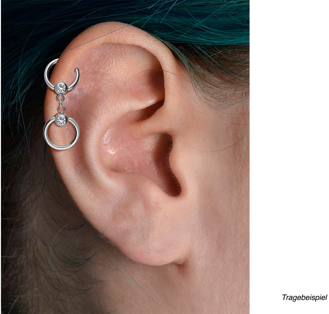Titanium ball closure ring SLAVE